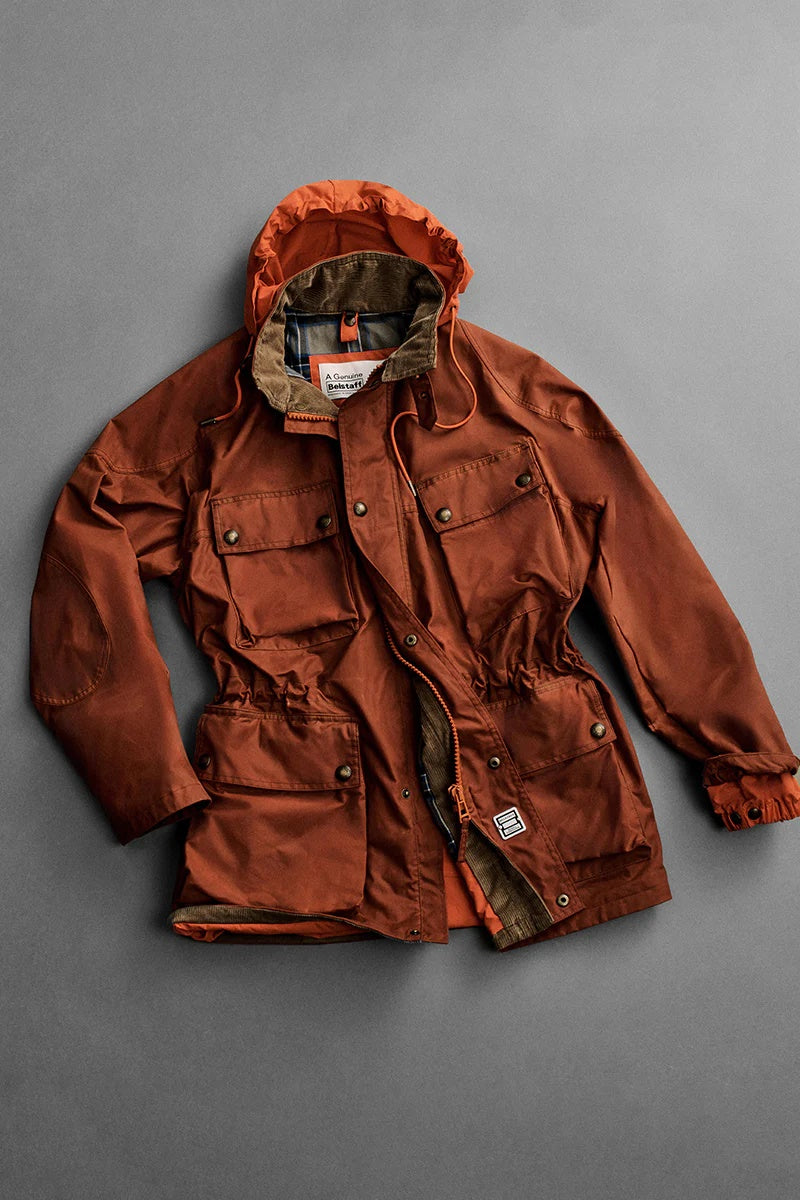 ◯ Nigel Cabourn - BELSTAFF NC DERWENT TRIALMASTE - DARK ORANGE