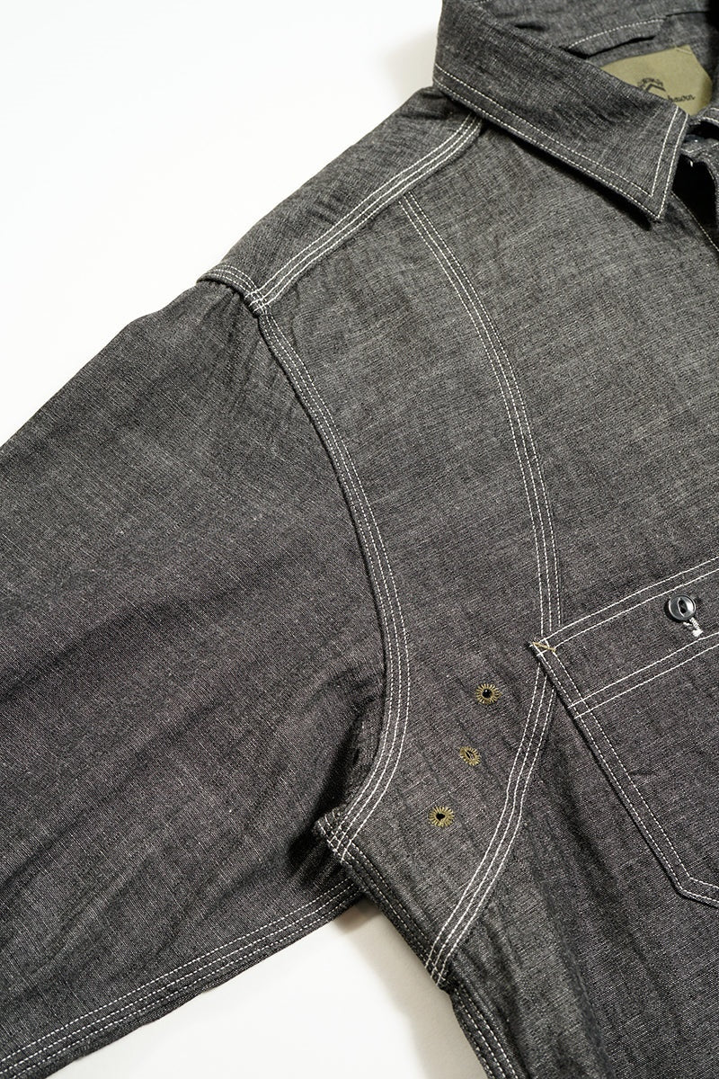 ◯ Nigel Cabourn - NEW MEDICAL SHIRT BK - BLACK