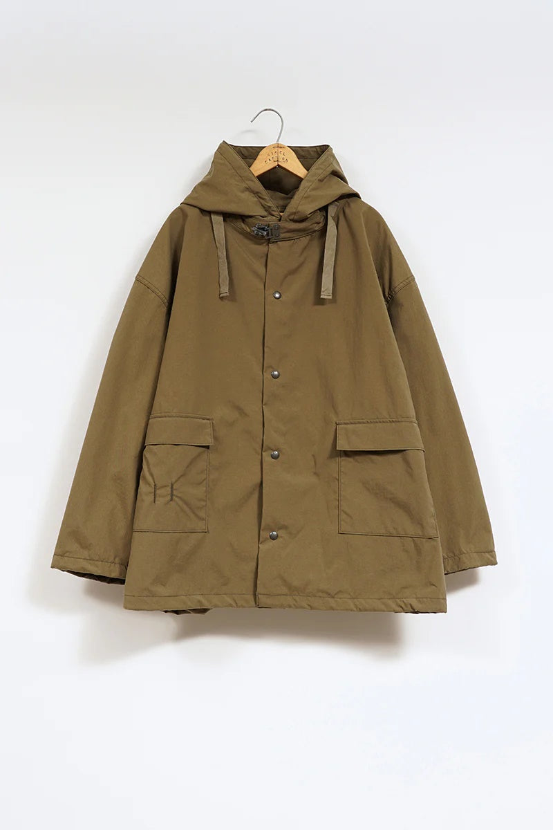 ◯ Nigel Cabourn - GUNNER JACKET TASLAN NYLON - DARK BROWN