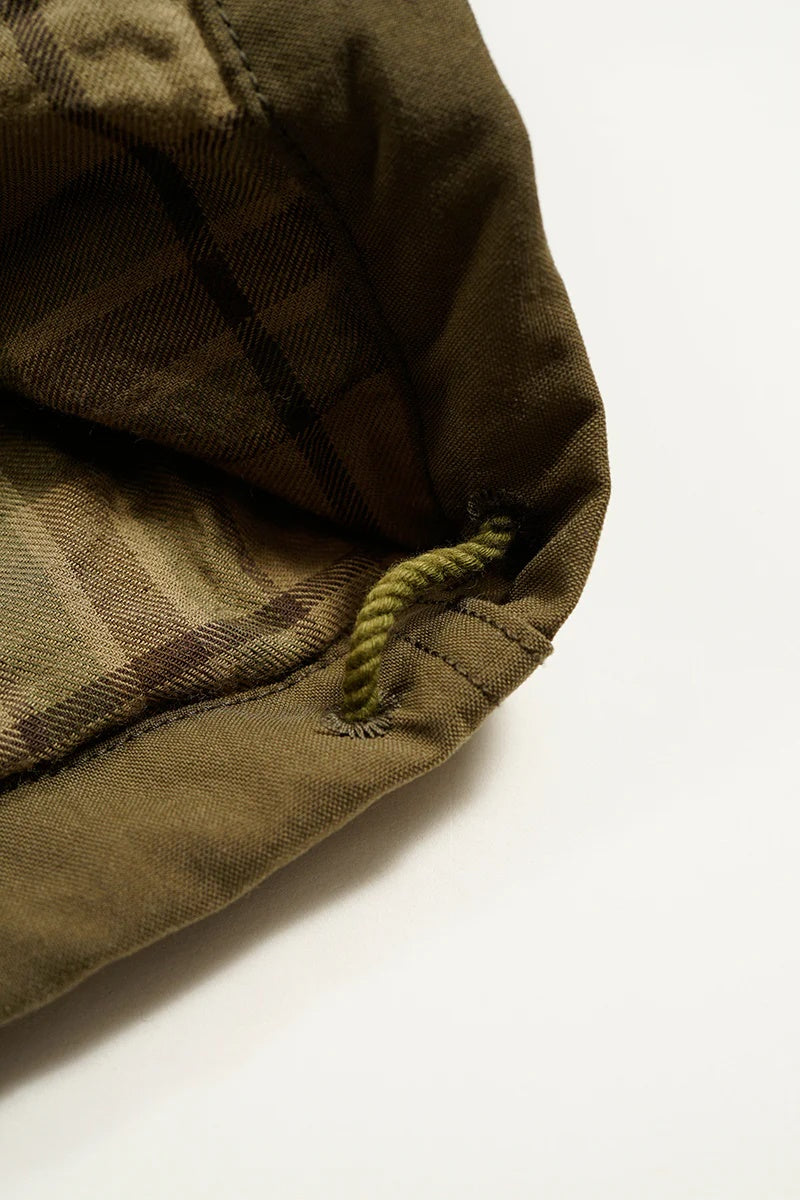 ◯ Nigel Cabourn - GUNNER JACKET TASLAN NYLON - DARK BROWN