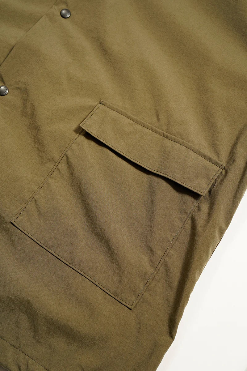 ◯ Nigel Cabourn - GUNNER JACKET TASLAN NYLON - DARK BROWN
