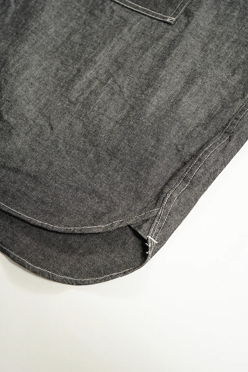 ◯ Nigel Cabourn - UTILITY SH TYPE2 10oz DENIM BK - BLACK