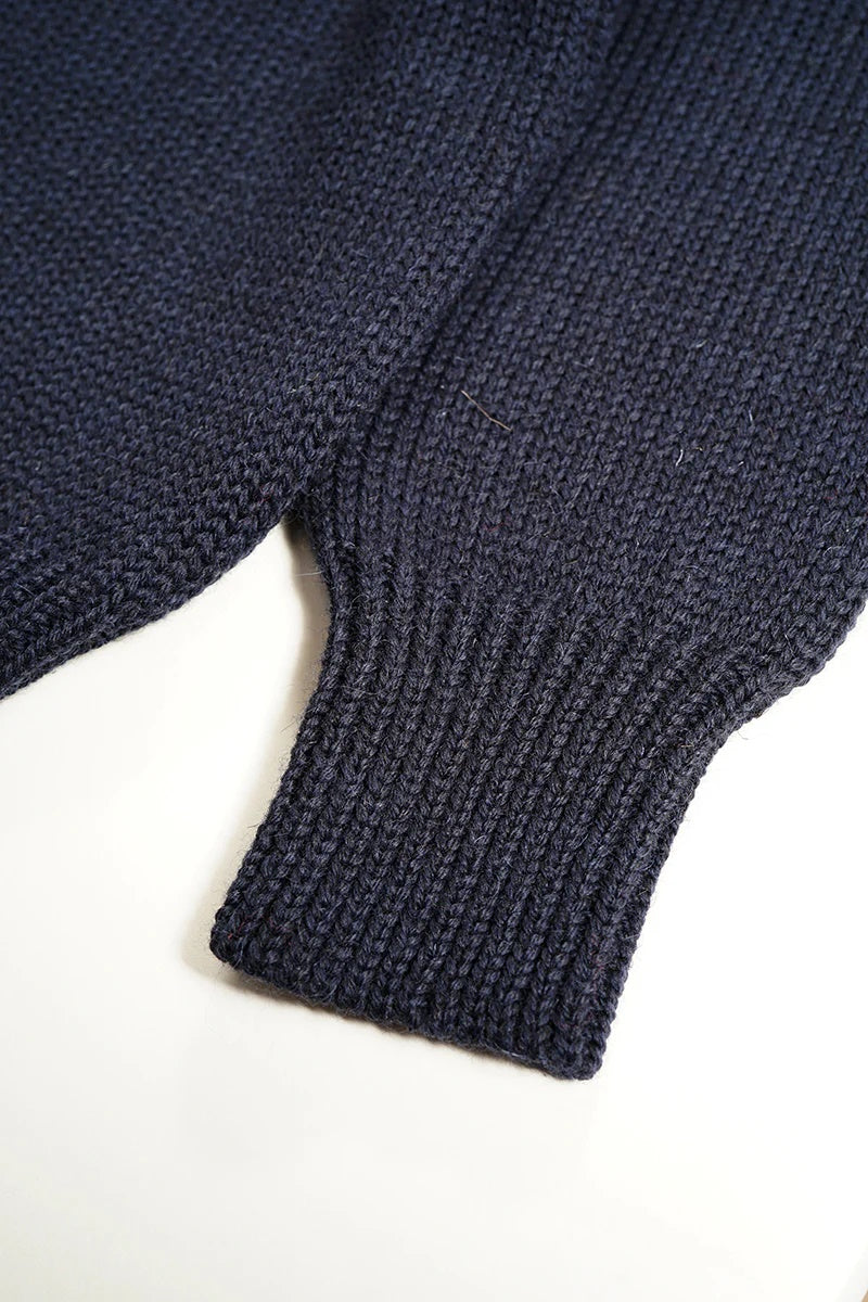 ◯ Nigel Cabourn - KEY CREW KNIT - NAVY