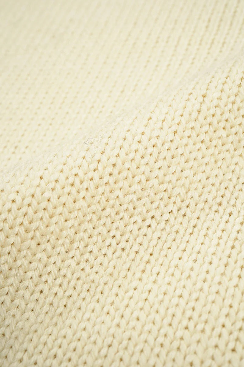 ◯ Nigel Cabourn - HIGH NECK KNIT - IVORY