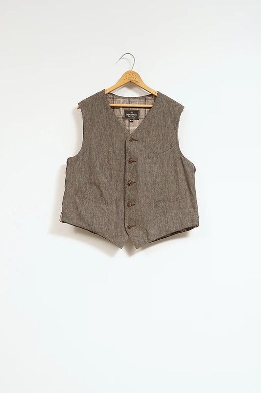◯ Nigel Cabourn - RANCH WORKER VEST - GRAY