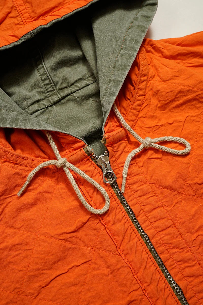 ◯ Nigel Cabourn - QUILTING DECK COAT RIPSTOP REV - GREEN