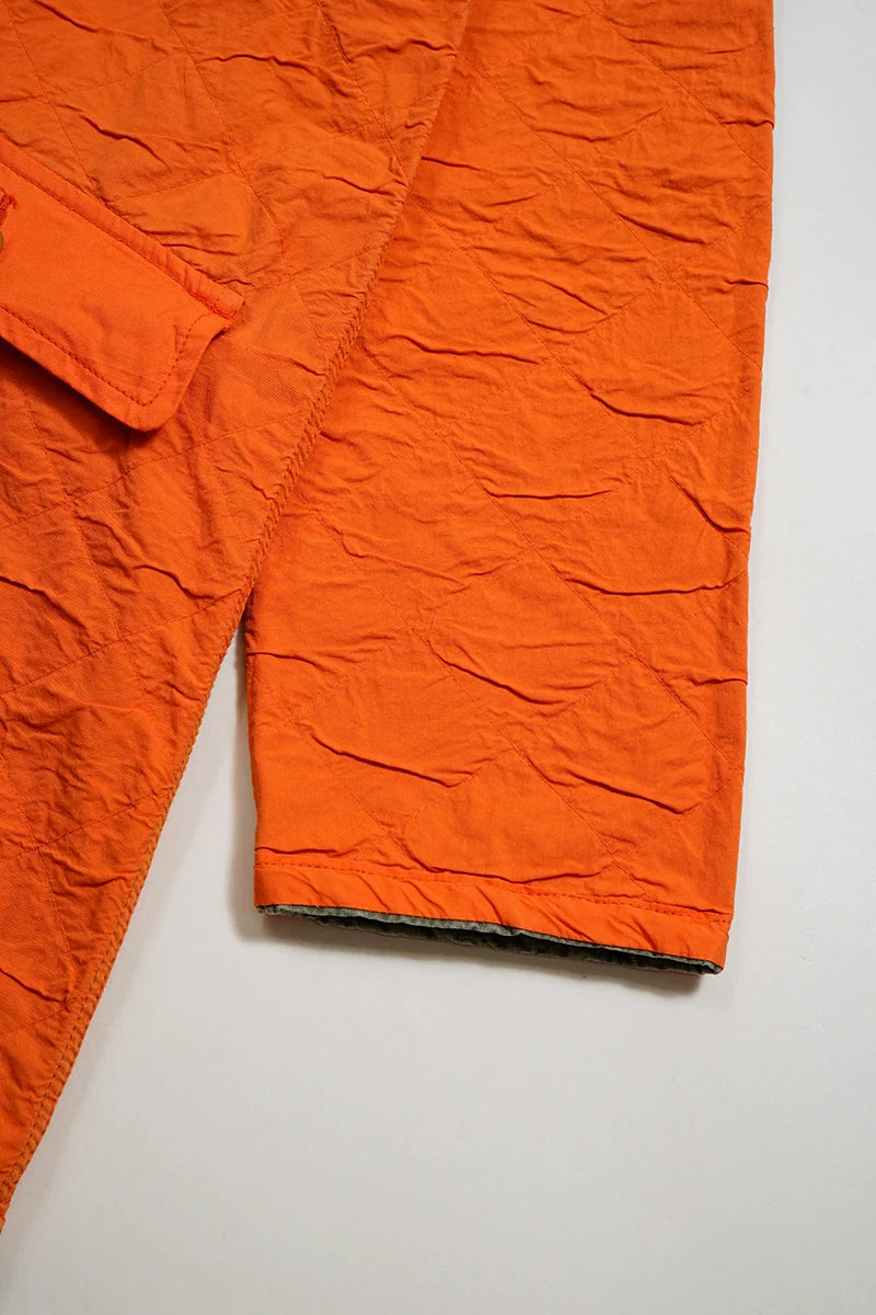◯ Nigel Cabourn - QUILTING DECK COAT RIPSTOP REV - GREEN