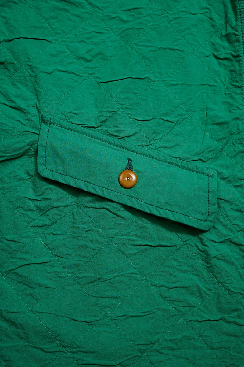 ◯ Nigel Cabourn - QUILTING DECK COAT RIPSTOP REV - KHAKI