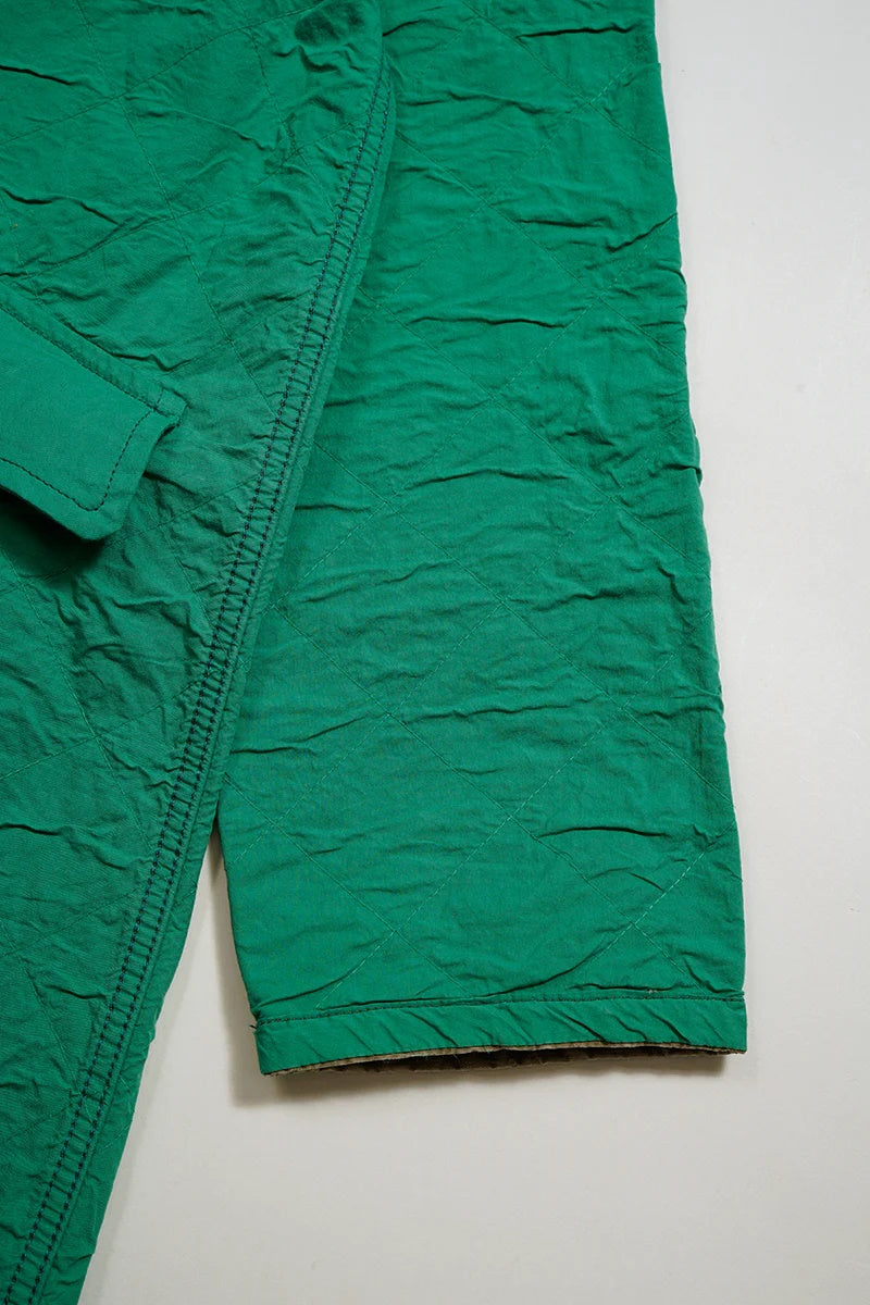 ◯ Nigel Cabourn - QUILTING DECK COAT RIPSTOP REV - KHAKI