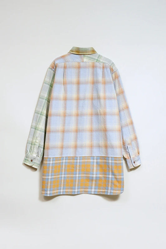 ◯ Nigel Cabourn - GRANDPA SHIRT CRAZY PATTERN - CHECK