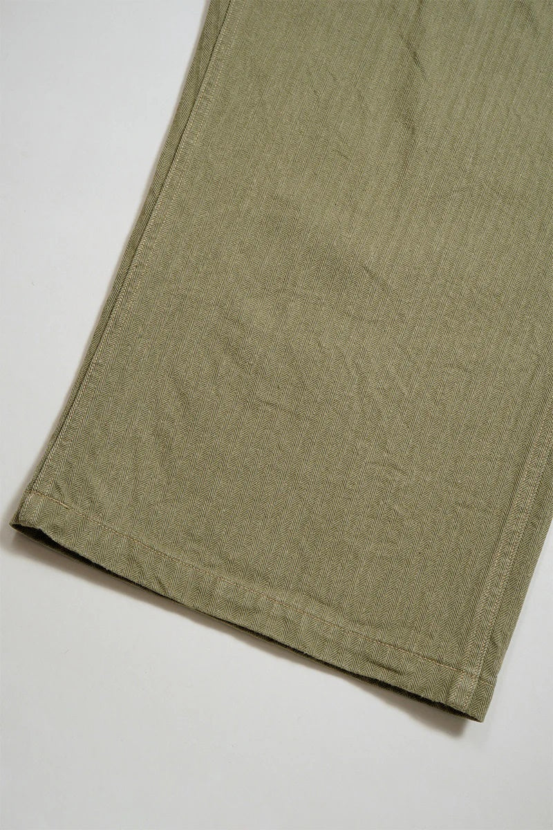 ◯ Nigel Cabourn - 40s MONKEY PT MIX HERRINGBONE - GREEN