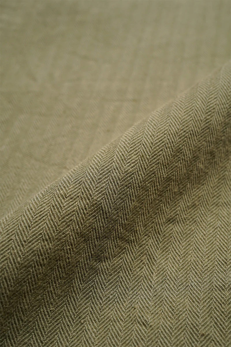 ◯ Nigel Cabourn - 40s MONKEY PT MIX HERRINGBONE - GREEN