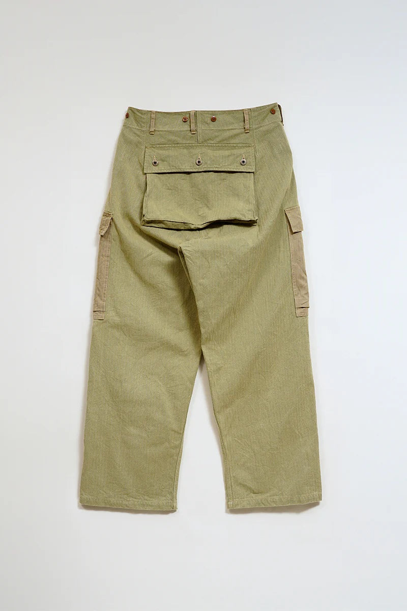 ◯ Nigel Cabourn - 40s MONKEY PT MIX HERRINGBONE - GREEN – PHAETON