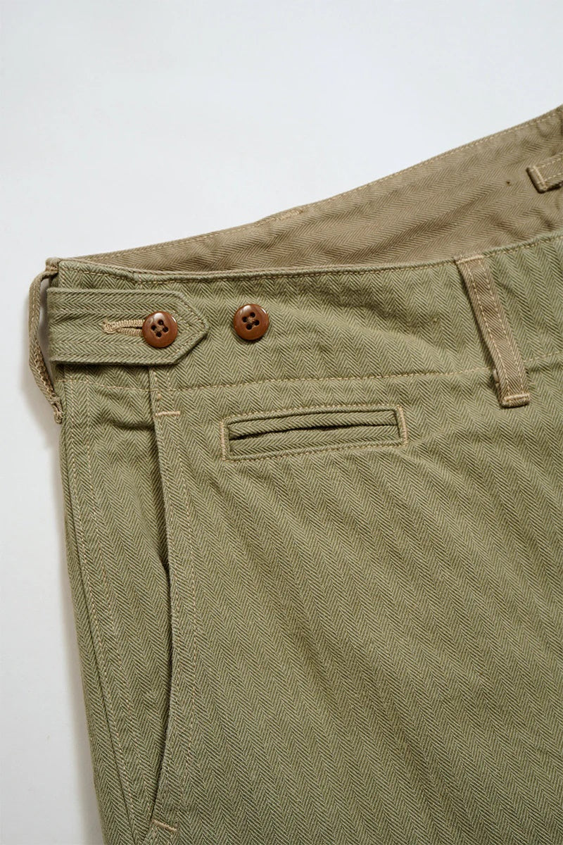 ◯ Nigel Cabourn - 40s MONKEY PT MIX HERRINGBONE - GREEN