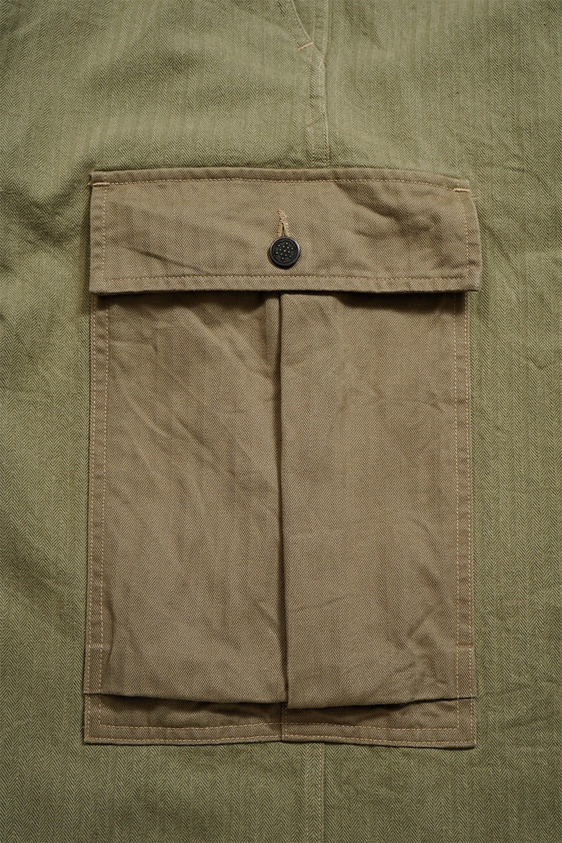◯ Nigel Cabourn - 40s MONKEY PT MIX HERRINGBONE - GREEN