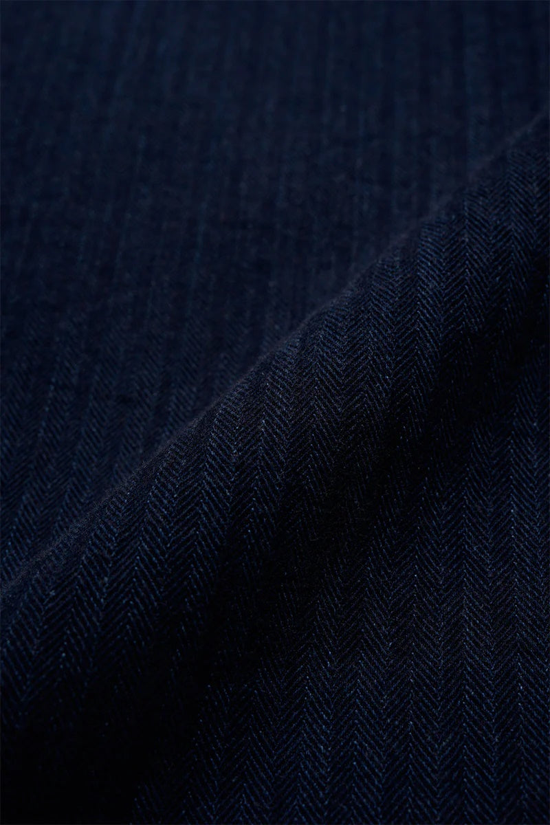 ◯ Nigel Cabourn - 40s MONKEY PT MIX HERRINGBONE - INDIGO