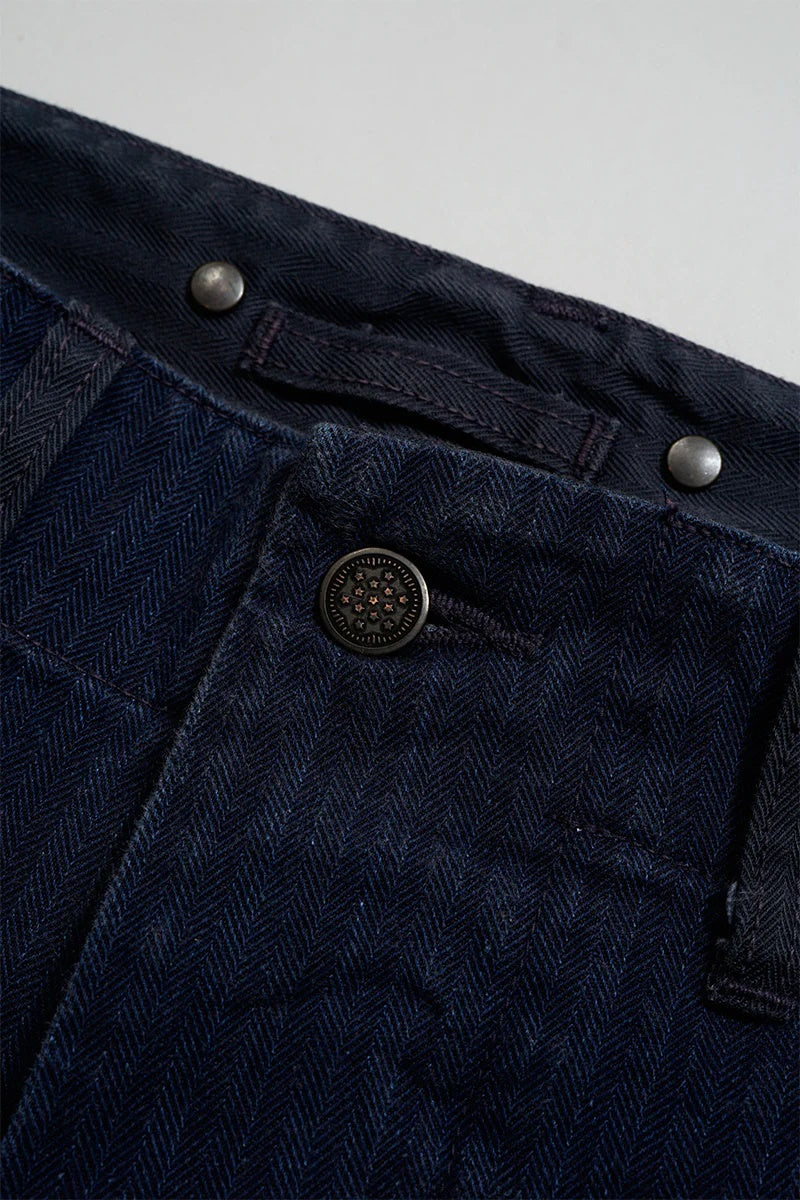 ◯ Nigel Cabourn - 40s MONKEY PT MIX HERRINGBONE - INDIGO