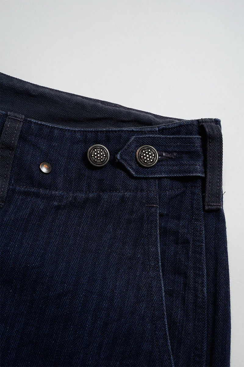 ◯ Nigel Cabourn - 40s MONKEY PT MIX HERRINGBONE - INDIGO