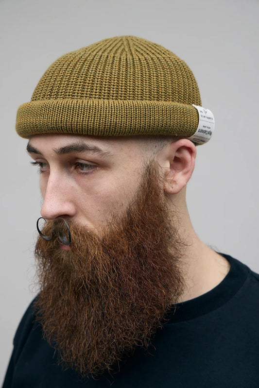 ◯ Nigel Cabourn - BEANIE COTTON - GREEN