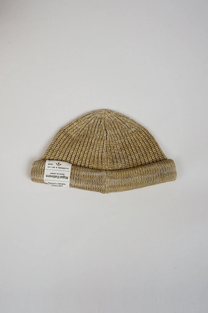 ◯ Nigel Cabourn - BEANIE COTTON - BEIGE