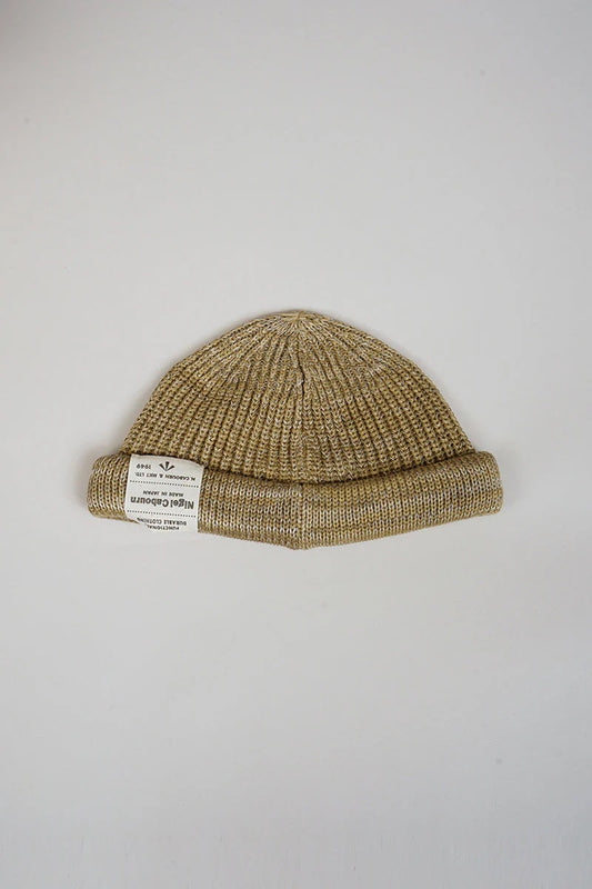 ◯ Nigel Cabourn - BEANIE COTTON - BEIGE