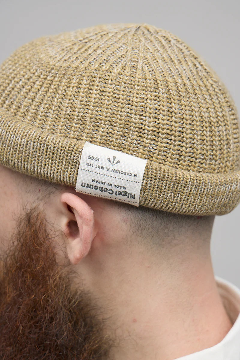 ◯ Nigel Cabourn - BEANIE COTTON - BEIGE