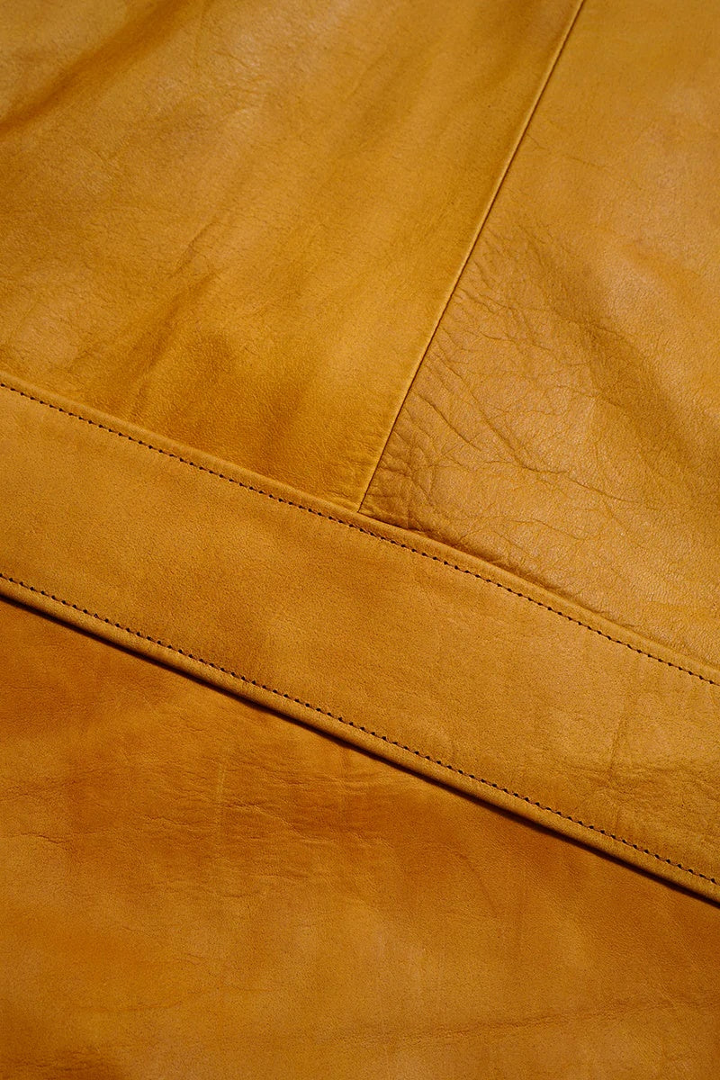 ◯ Nigel Cabourn - A-1 FLIGHT JK HORSE NUBUCK - CAMEL