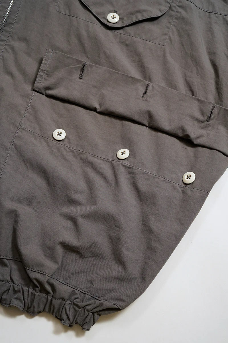 ◯ Nigel Cabourn - CRICKET CLUB US4 FLIGHT JACKET - GRAY