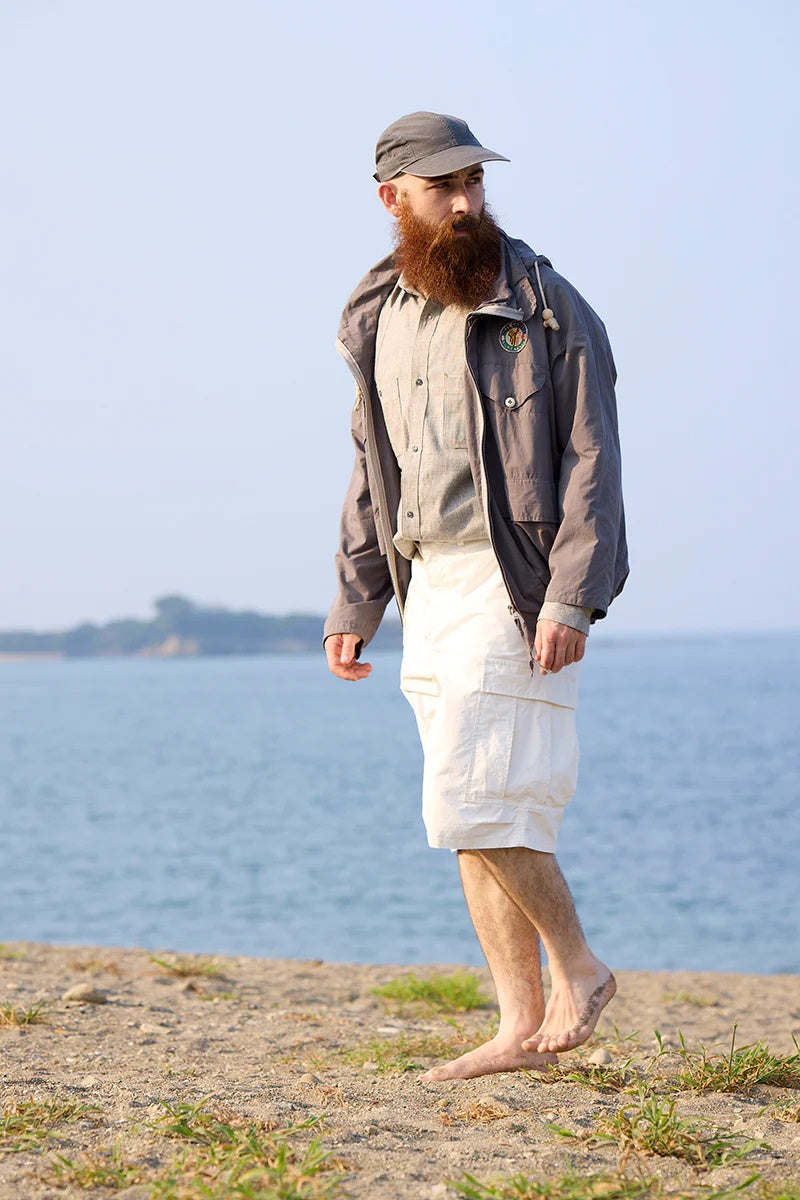 ◯ Nigel Cabourn - CRICKET CLUB US4 FLIGHT JACKET - GRAY