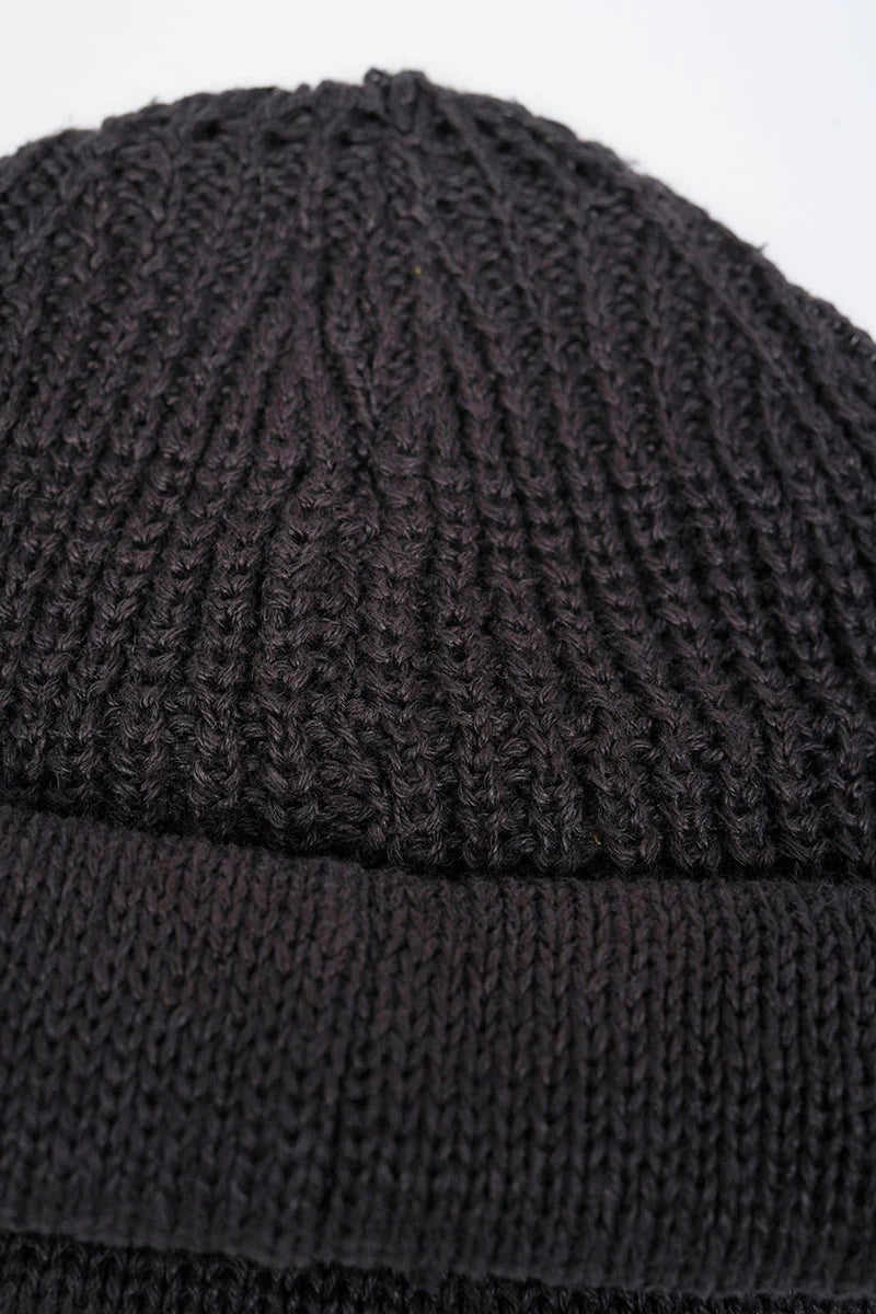 ◯ Nigel Cabourn - BEANIE HEMP - CHARCOAL GRAY