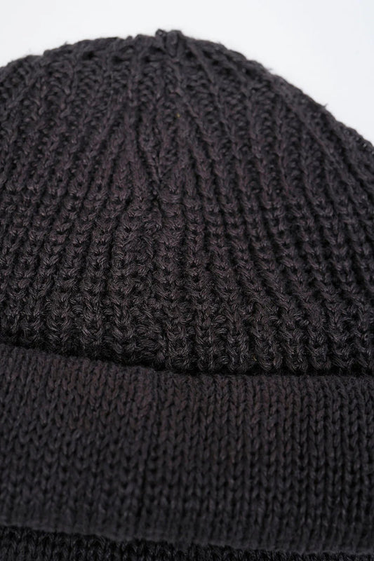 ◯ Nigel Cabourn - BEANIE HEMP - CHARCOAL GRAY