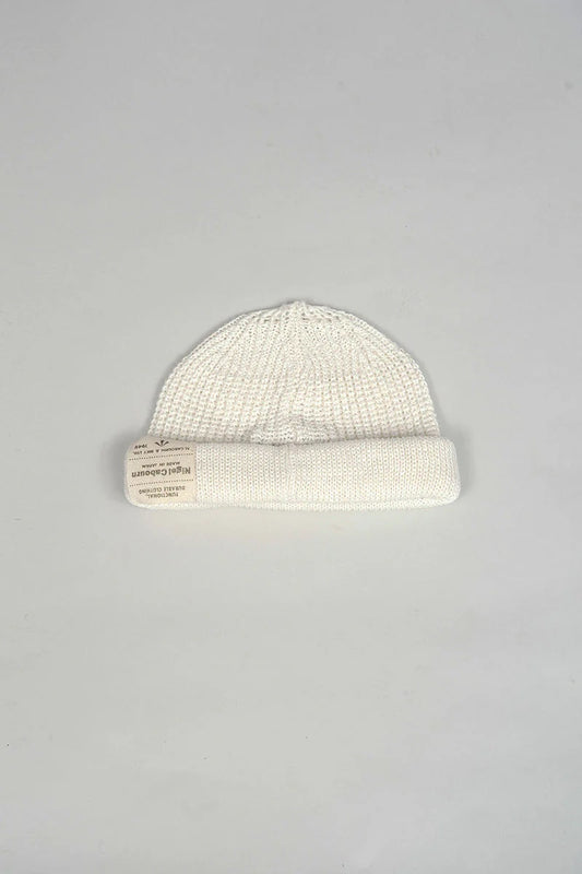 ◯ Nigel Cabourn - BEANIE HEMP - OFF WHITE