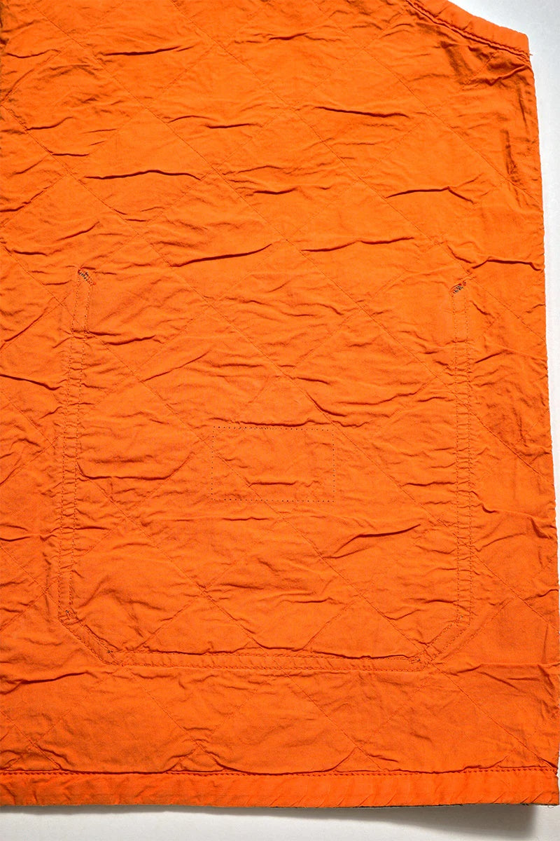 ◯ Nigel Cabourn - QUILTING DECK VEST RIPSTOP REV - GREEN