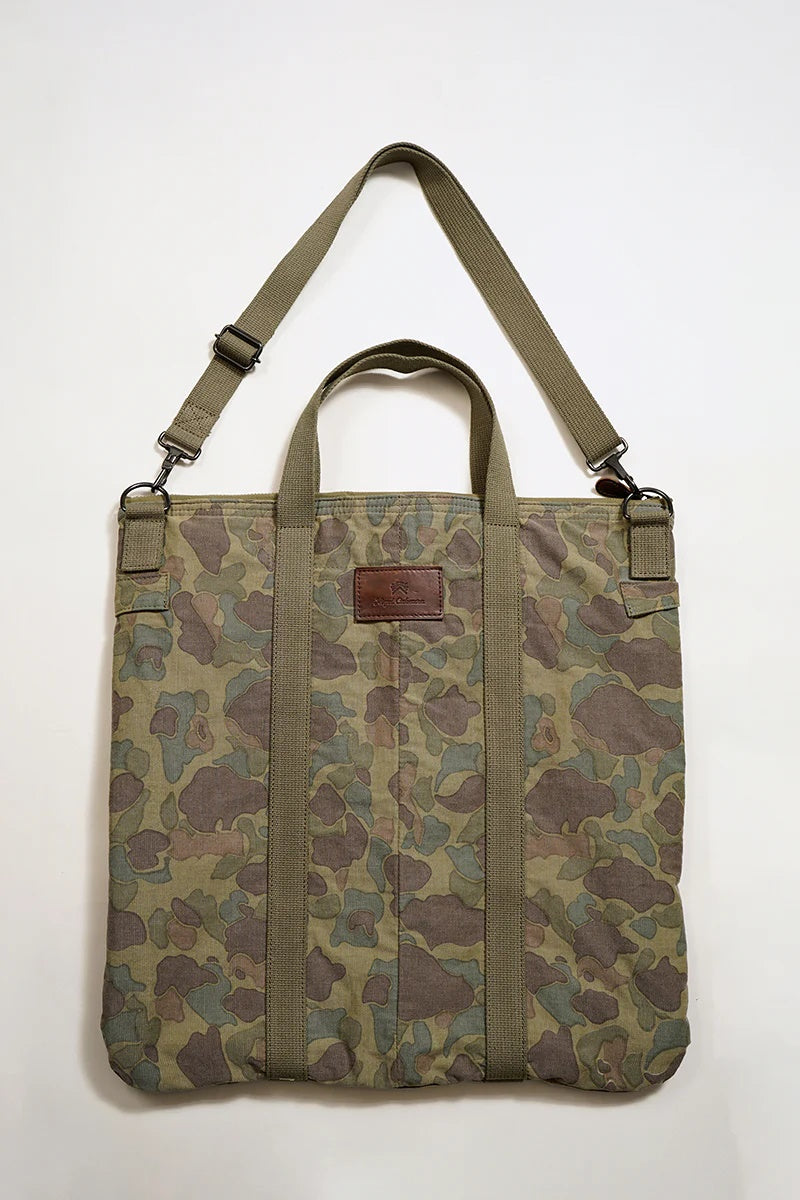 ◯ Nigel Cabourn - HELMET BAG DUCK HUNTER CAMO - GREEN
