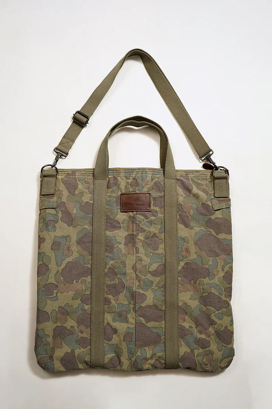 ◯ Nigel Cabourn - HELMET BAG DUCK HUNTER CAMO - GREEN
