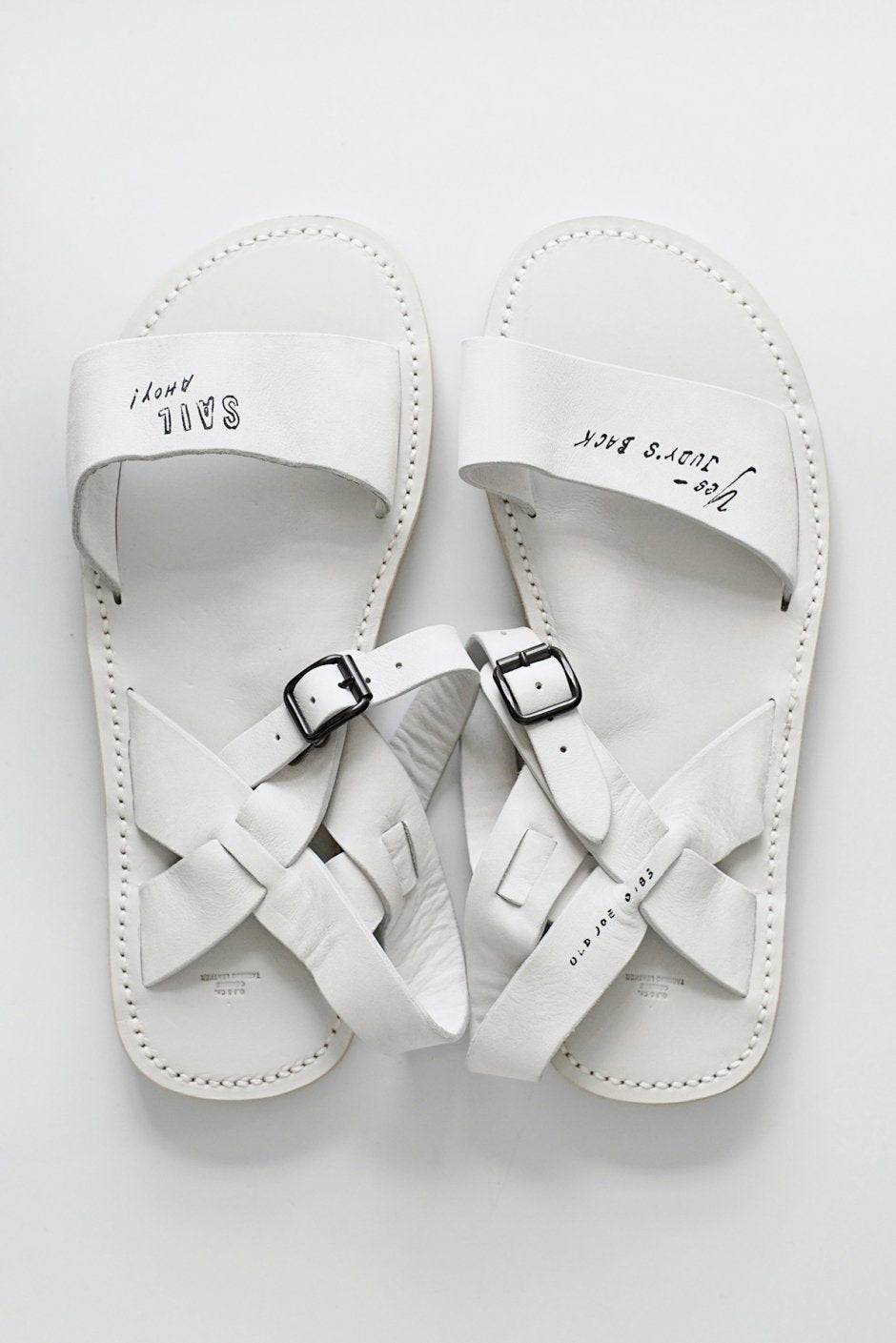 OLD JOE ★★★ EXCLUSIVE - DESERT LEATHER SANDALS - ECRU - US8H #7