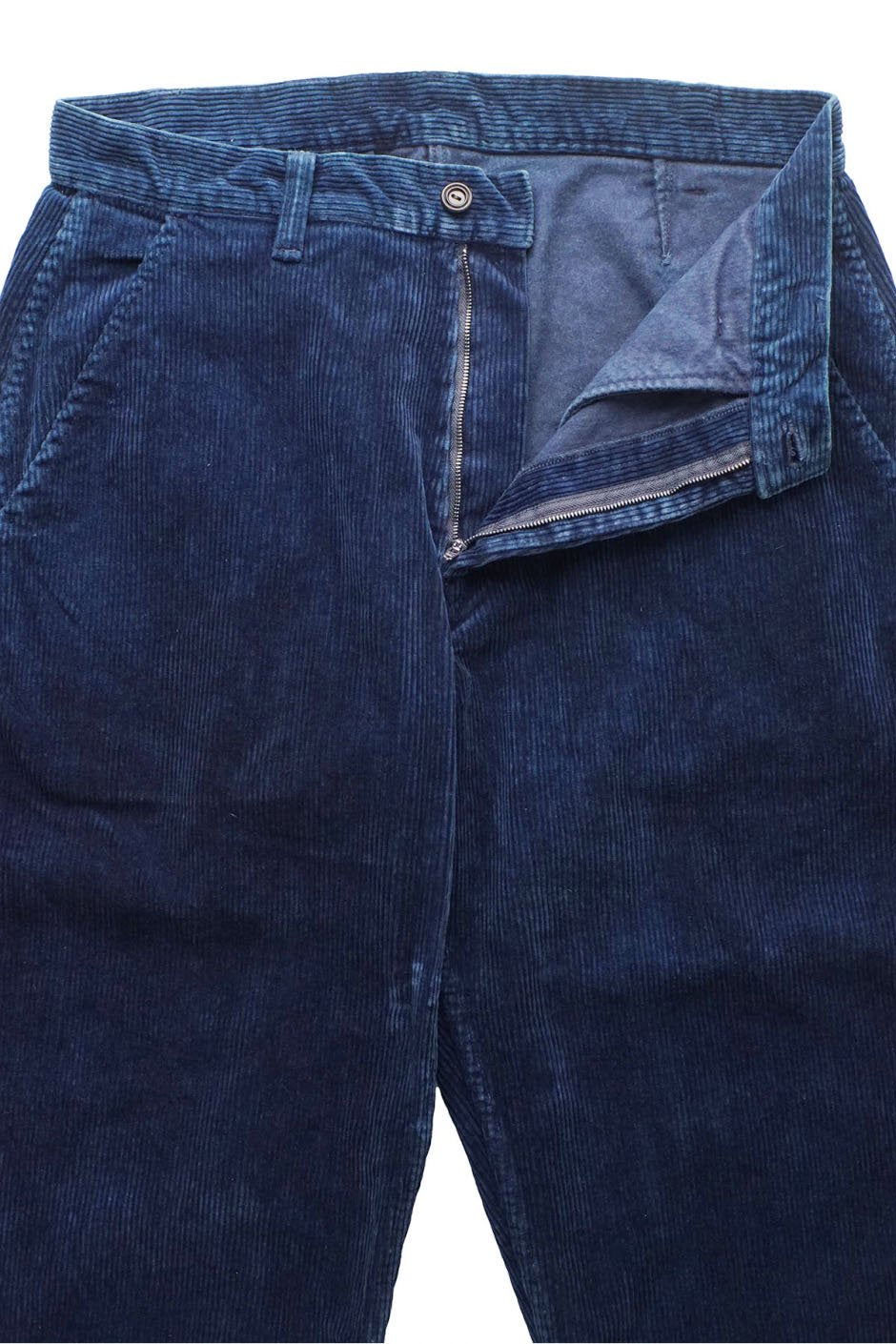 Porter Classic ★★★ - CORDUROY PANTS type 2012 MOLESKIN - BLUE