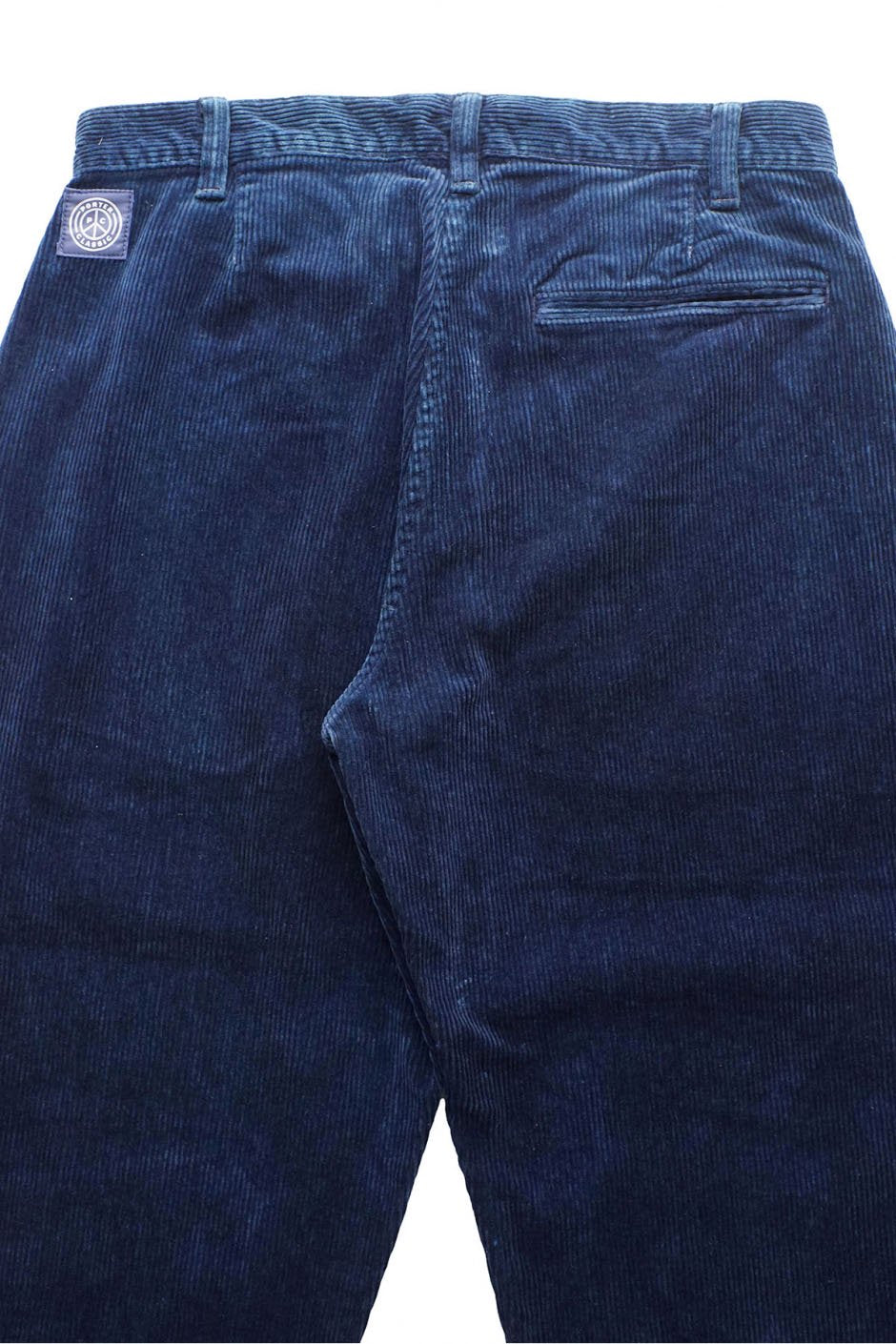 Porter Classic ★★★ - CORDUROY PANTS type 2012 MOLESKIN - BLUE