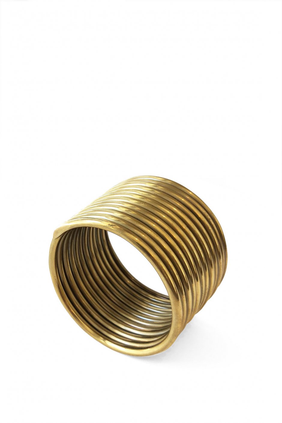 8UEDE - LAWY COILING BANGLE - GOLD