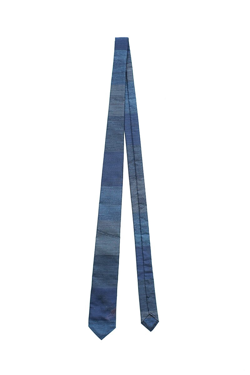 Porter Classic - OHSHIMA TSUMUGI NECK TIE - BLUE