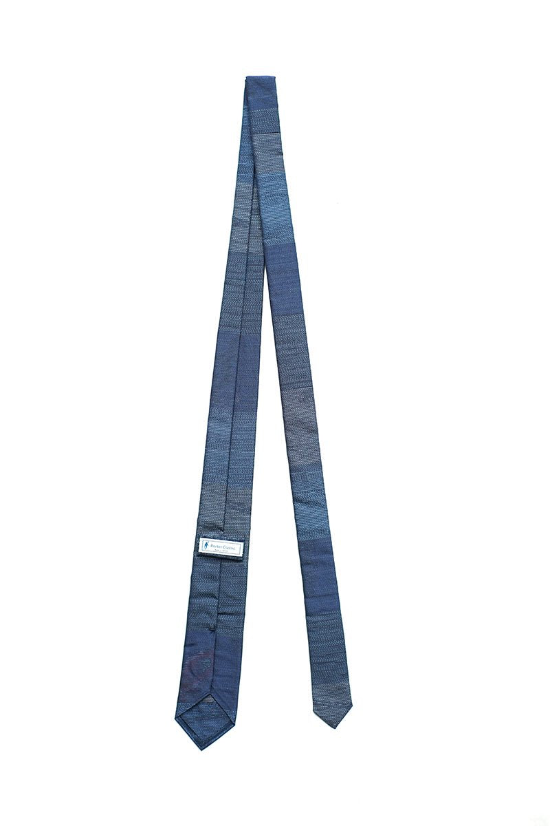 Porter Classic - OHSHIMA TSUMUGI NECK TIE - BLUE