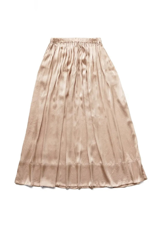 humoresque - GATHER SKIRT - PINK BEIGE