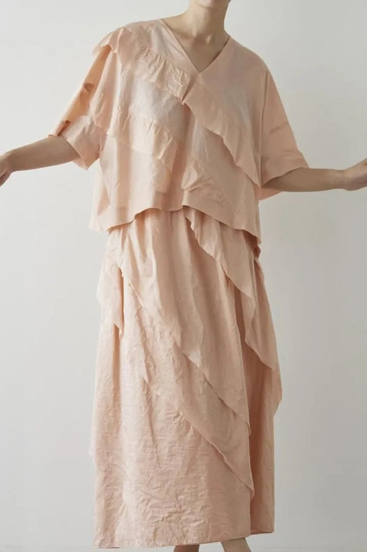 humoresque - sea grass pullover - coral