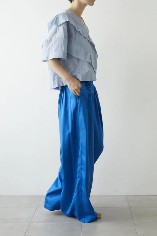 humoresque - sea grass pullover - blue gray