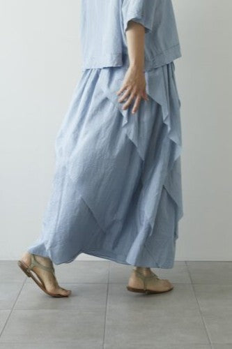 humoresque - sea grass skirt - blue gray