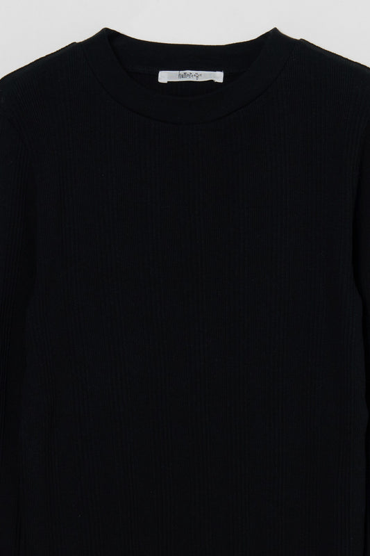 humoresque - crewneck T - black