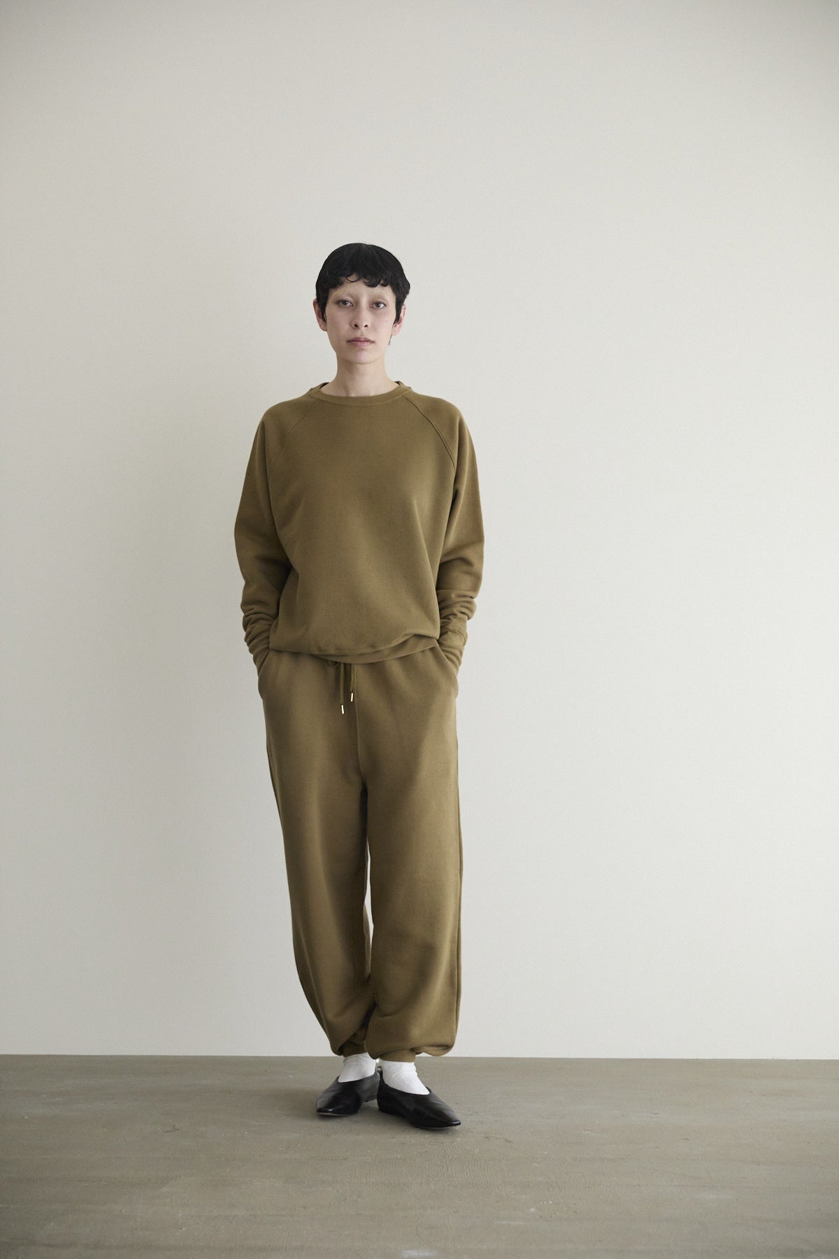 humoresque - sweat top - taupe