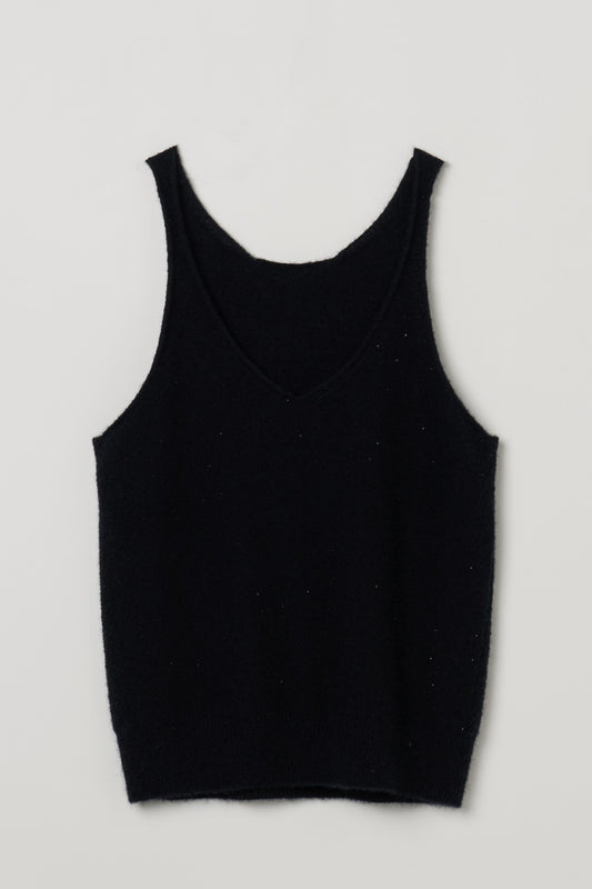 humoresque - stardust vest - black