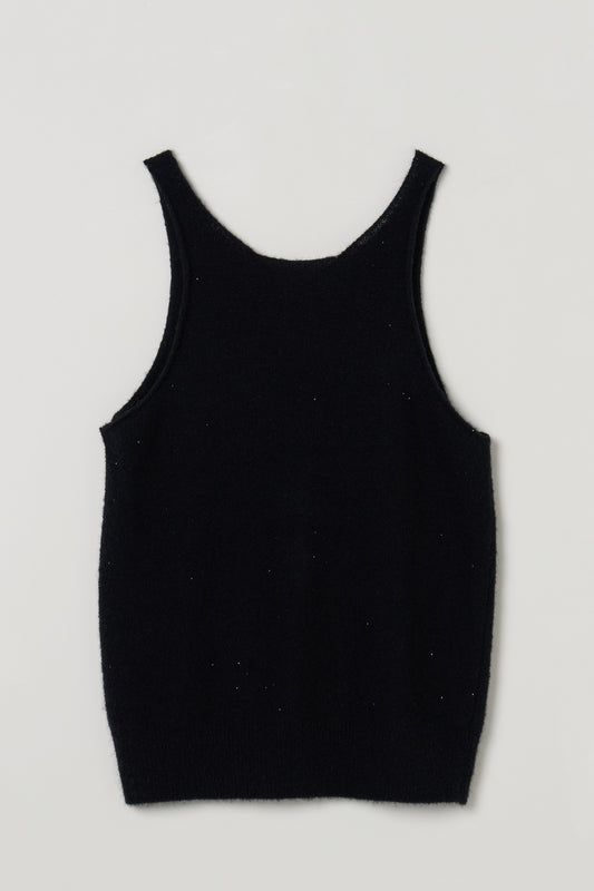 humoresque - stardust vest - black
