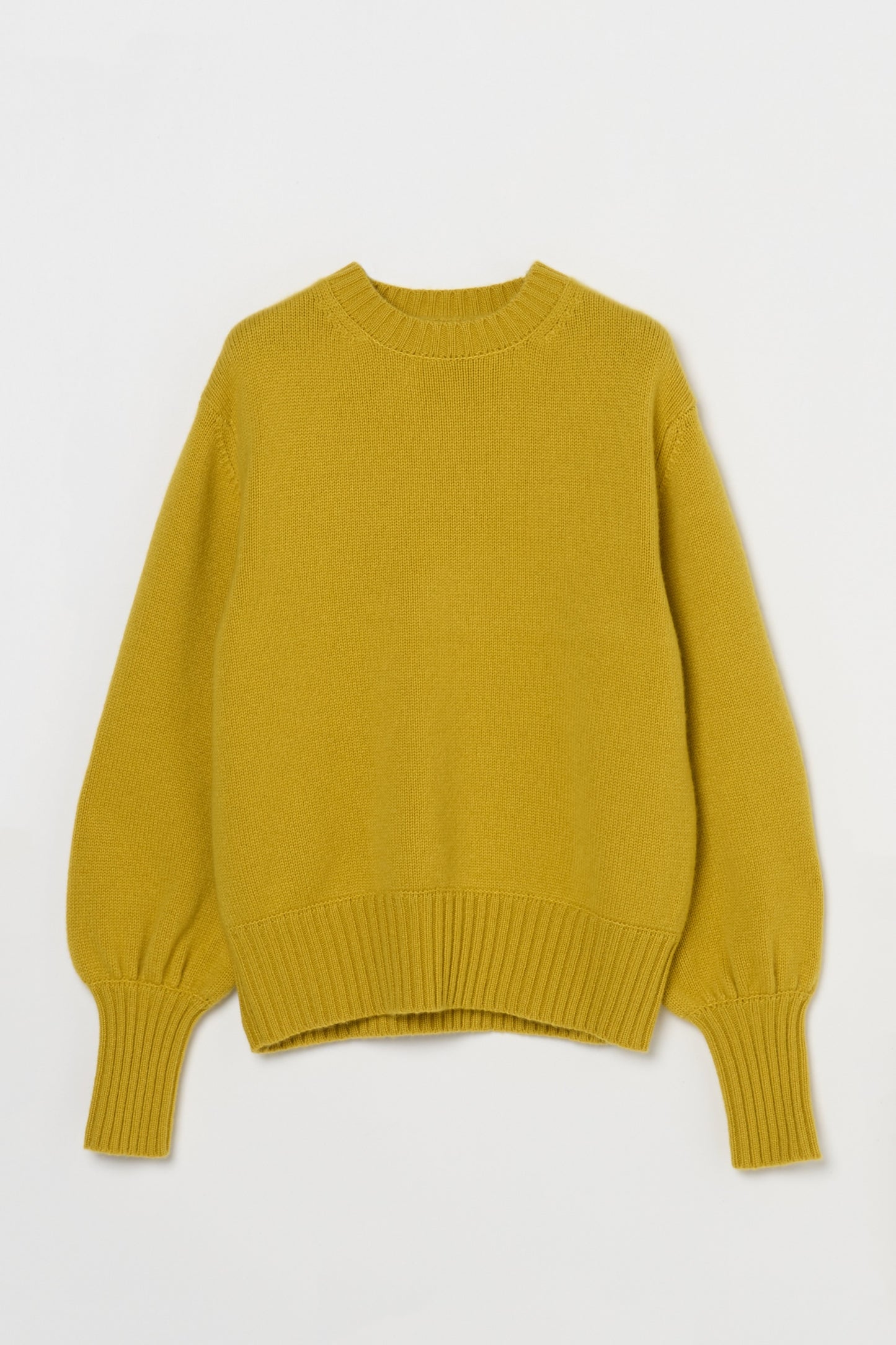 humoresque - cashmere pullover - yellow